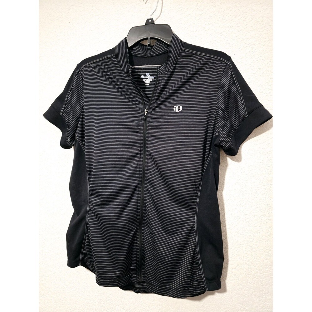 Pearl Izumi Cycling Jersey Bike Shirt‎ Athletic Top Size XL Black Women's